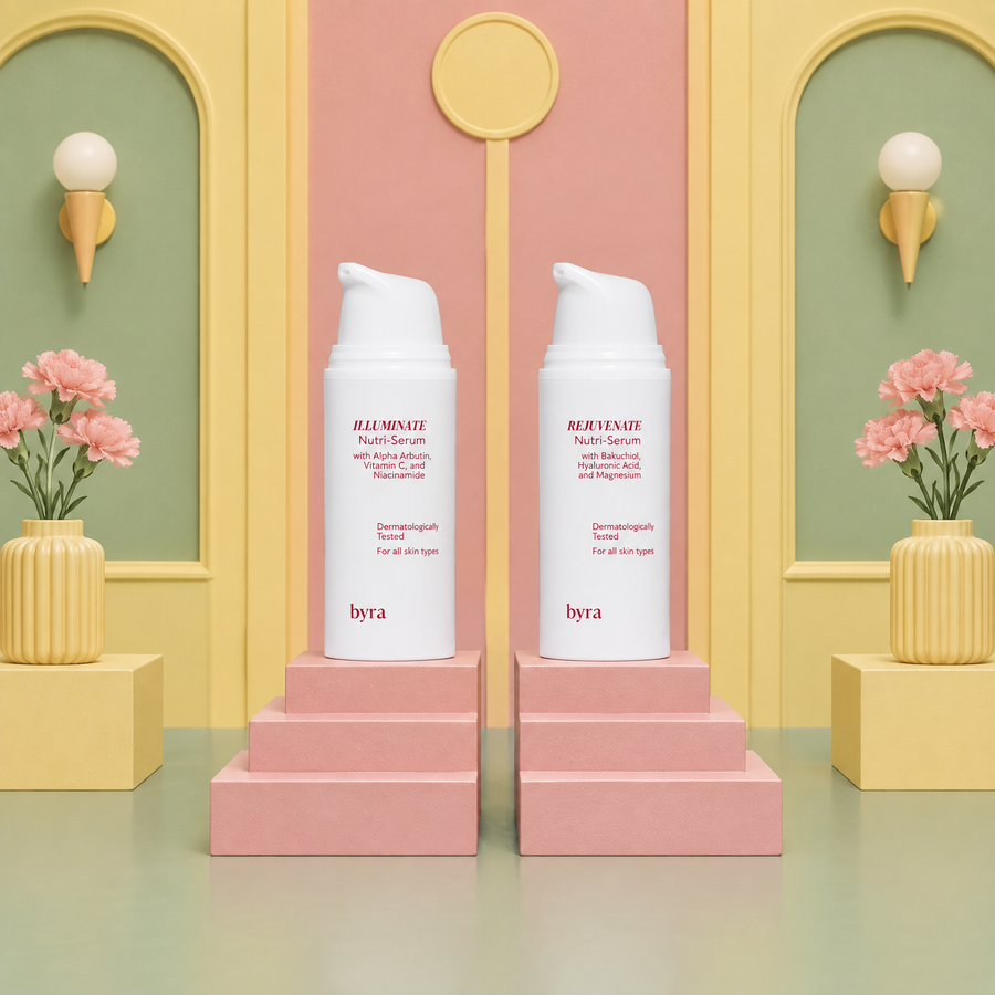 Byra Rejuvenate and Illuminate serums